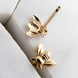 Load image into Gallery viewer, Little Honey Bee Studs - Studio Blue