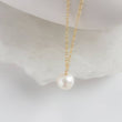 Load image into Gallery viewer, Single Pearl Drop Necklace - Studio Blue