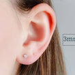 Load image into Gallery viewer, Classic CZ Diamond Studs in 14k Gold - Studio Blue