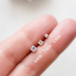 Load image into Gallery viewer, Classic CZ Diamond Studs - Studio Blue