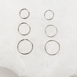 Load image into Gallery viewer, Super Thin Endless Hoops - Studio Blue