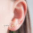 Load image into Gallery viewer, Little Star Studs in 14K Gold - Studio Blue
