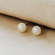 Load image into Gallery viewer, Classic Pearl Studs - Studio Blue