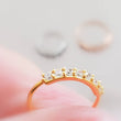 Load image into Gallery viewer, CZ Diamond Sparkle Hoops - Studio Blue