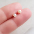 Load image into Gallery viewer, Classic Pearl Studs - Studio Blue