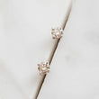 Load image into Gallery viewer, Dainty Diamond Studs in 14k Gold - Studio Blue