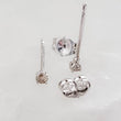 Load image into Gallery viewer, Dainty Diamond Studs in 14k Gold - Studio Blue