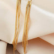 Load image into Gallery viewer, Tassel Chandelier Earrings - Studio Blue
