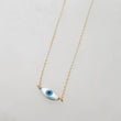 Load image into Gallery viewer, Dainty Evil Eye Necklace - Studio Blue