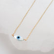 Load image into Gallery viewer, Dainty Evil Eye Necklace - Studio Blue