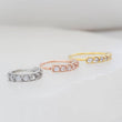 Load image into Gallery viewer, CZ Diamond Sparkle Hoops - Studio Blue