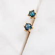 Load image into Gallery viewer, Delicate Blue Diamond Studs in 14k Gold - Studio Blue