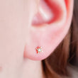 Load image into Gallery viewer, Starburst Diamond Studs in 14k Gold - Studio Blue
