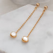 Load image into Gallery viewer, Long CZ Diamond Drops - Studio Blue