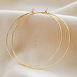 Load image into Gallery viewer, Thin Gold Hoops - Studio Blue