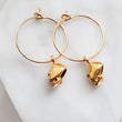 Load image into Gallery viewer, Tiny Skull Hoops - Studio Blue