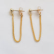 Load image into Gallery viewer, Curb Chain Huggies - Studio Blue