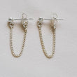 Load image into Gallery viewer, Curb Chain Huggies - Studio Blue