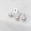 Load image into Gallery viewer, Dainty Ball Studs in 14K Gold - Studio Blue