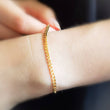 Load image into Gallery viewer, Curb Chain Bracelet - Studio Blue