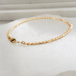 Load image into Gallery viewer, Curb Chain Bracelet - Studio Blue