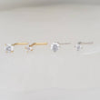 Load image into Gallery viewer, Diamond CZ Nose Stud in 14K Gold - Studio Blue