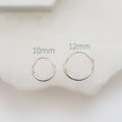 Load image into Gallery viewer, Endless Hoop Earrings - Studio Blue