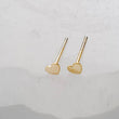 Load image into Gallery viewer, Tiny Heart Studs in 14k Gold - Studio Blue