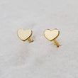 Load image into Gallery viewer, Tiny Heart Studs in 14k Gold - Studio Blue