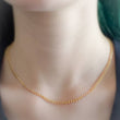 Load image into Gallery viewer, Curb Chain Necklace - Studio Blue