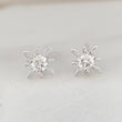 Load image into Gallery viewer, Starburst Diamond Studs in 14k Gold - Studio Blue
