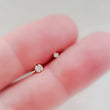 Load image into Gallery viewer, CZ Diamond Nose Screw - Studio Blue