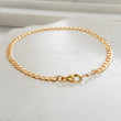 Load image into Gallery viewer, Curb Chain Bracelet - Studio Blue