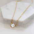 Load image into Gallery viewer, Solitaire Diamond CZ Necklace - Studio Blue