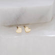 Load image into Gallery viewer, Tiny Heart Studs in 14k Gold - Studio Blue