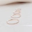 Load image into Gallery viewer, Micro Pavé Clicker Hoops - Studio Blue