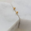 Load image into Gallery viewer, Super Tiny Ball Studs in 10K Gold - Studio Blue