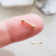 Load image into Gallery viewer, Ball Back Studs in 14K - Studio Blue