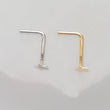 Load image into Gallery viewer, Tiny Star Nose Stud in 14k Gold - Studio Blue