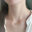 Load image into Gallery viewer, Floating Bead Necklace - Studio Blue