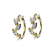 Load image into Gallery viewer, Marquise Vine Hoops