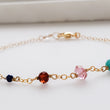 Load image into Gallery viewer, Confetti Gemstone Bracelet - Studio Blue