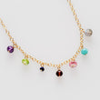 Load image into Gallery viewer, Confetti Gemstone Necklace - Studio Blue