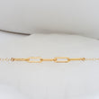 Load image into Gallery viewer, Bold Paperclip Segment Necklace - Studio Blue