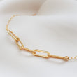 Load image into Gallery viewer, Bold Paperclip Segment Necklace - Studio Blue