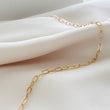 Load image into Gallery viewer, Tiny Paperclip Link Necklace - Studio Blue
