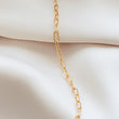 Load image into Gallery viewer, Tiny Paperclip Link Necklace - Studio Blue