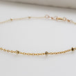 Load image into Gallery viewer, Dotted Sparkle Chain Bracelet - Studio Blue