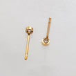 Load image into Gallery viewer, Diamond CZ Bezel Studs - Studio Blue