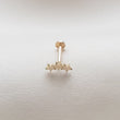 Load image into Gallery viewer, Tiny Stars Flat Back in 14k Gold - Studio Blue